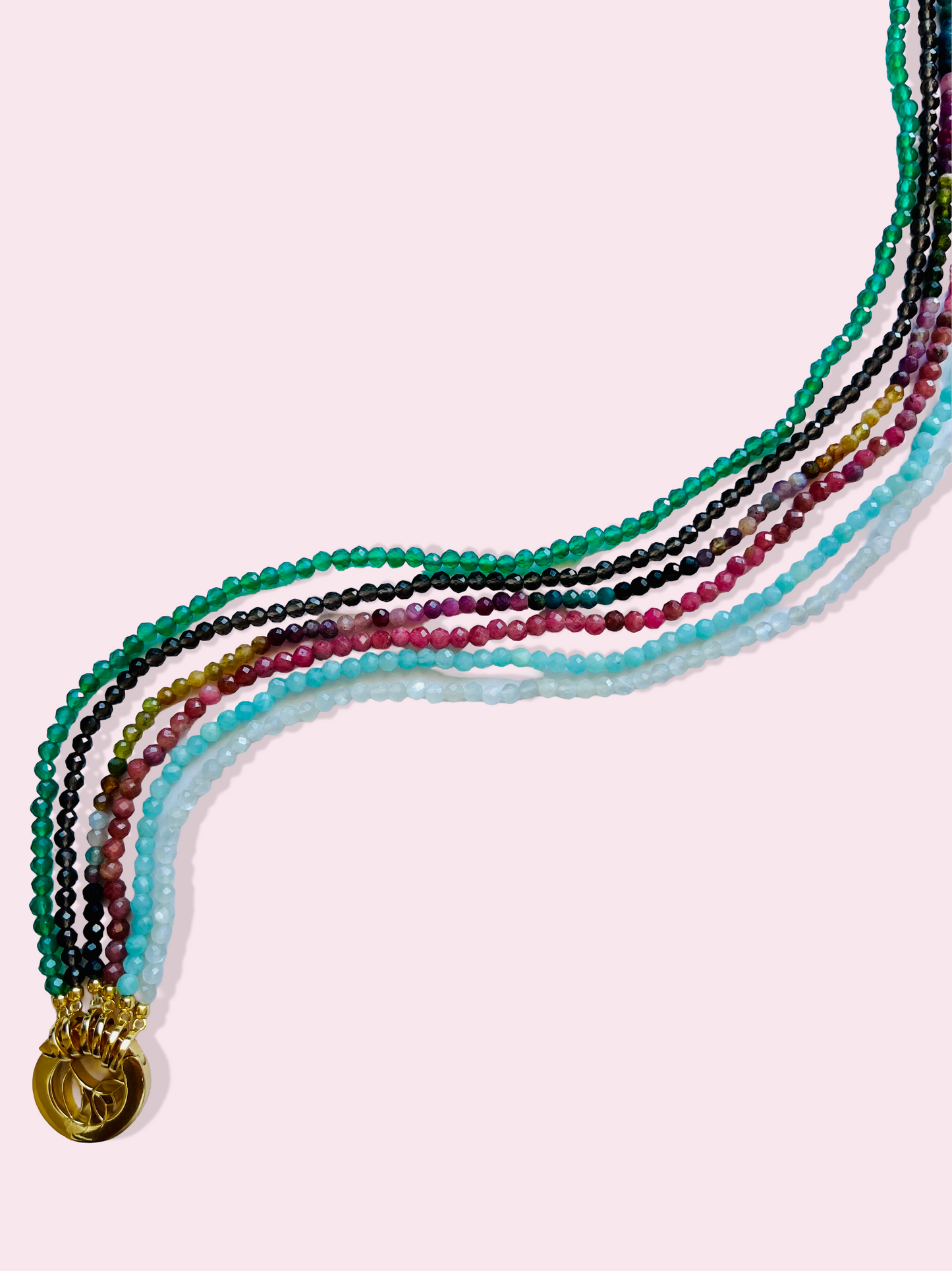 STB, BLOSSOM PEBBLES STRAND - MBP - GREEN