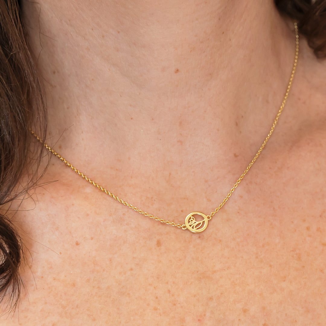 STB, FLOWER MINI NECKLACE