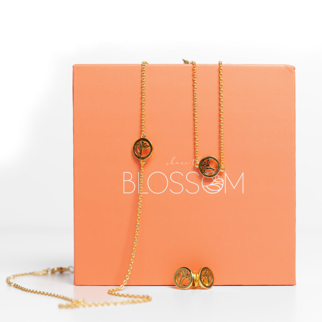 STB, FLOWER MINI NECKLACE
