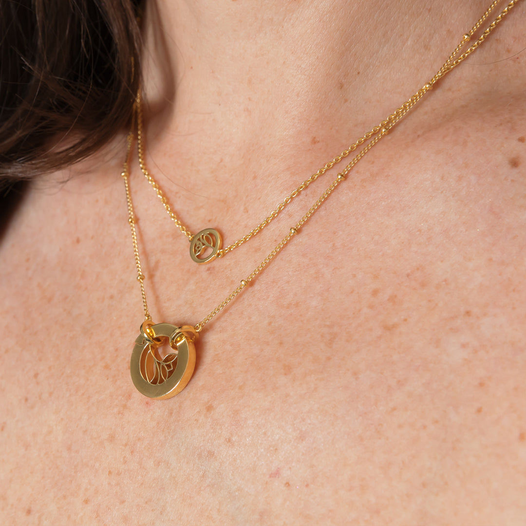 STB, FLOWER MINI NECKLACE