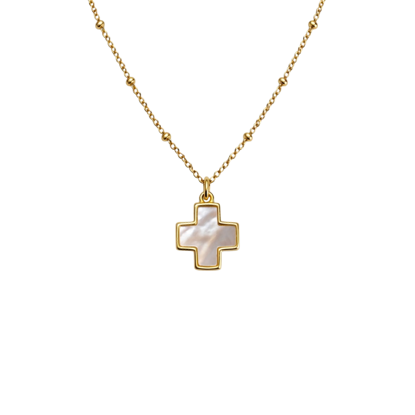 STB,  LUMIÈRE CROSS NECKLACE