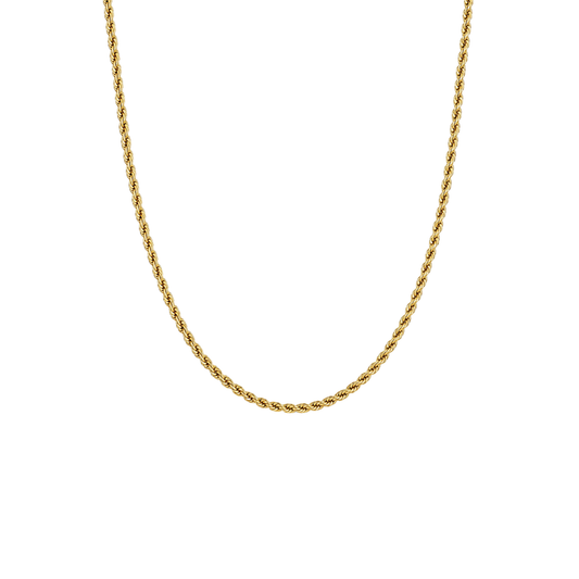 STB, ISABELLA SLIM ROPE CHAIN - GOLD