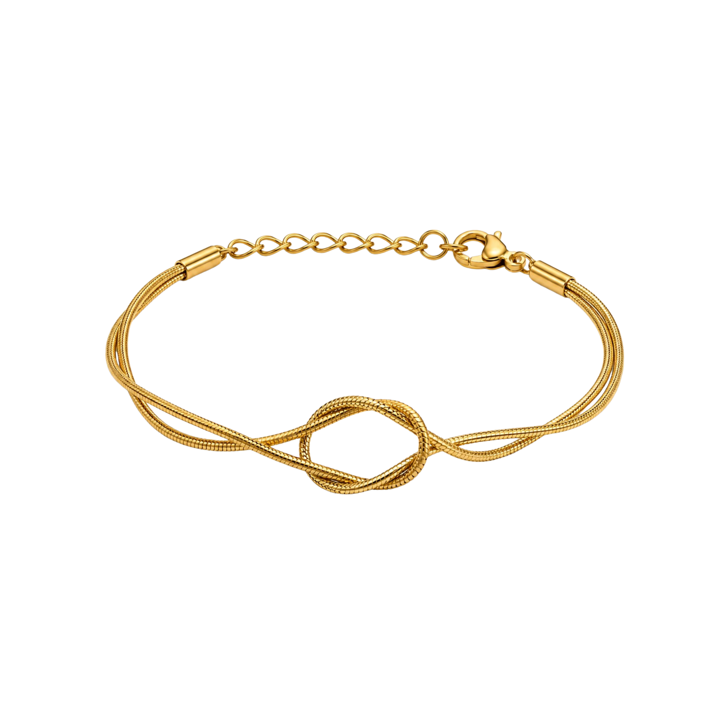 A STB, FOREVER KNOT GOLD BRACELET