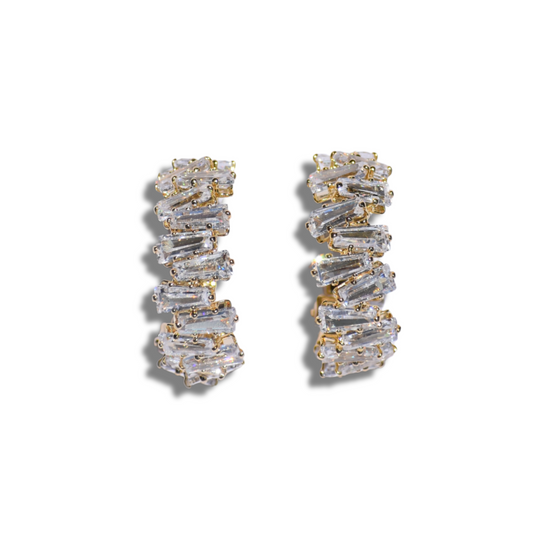 STB EARRINGS, RADIANT ROOT GOLD