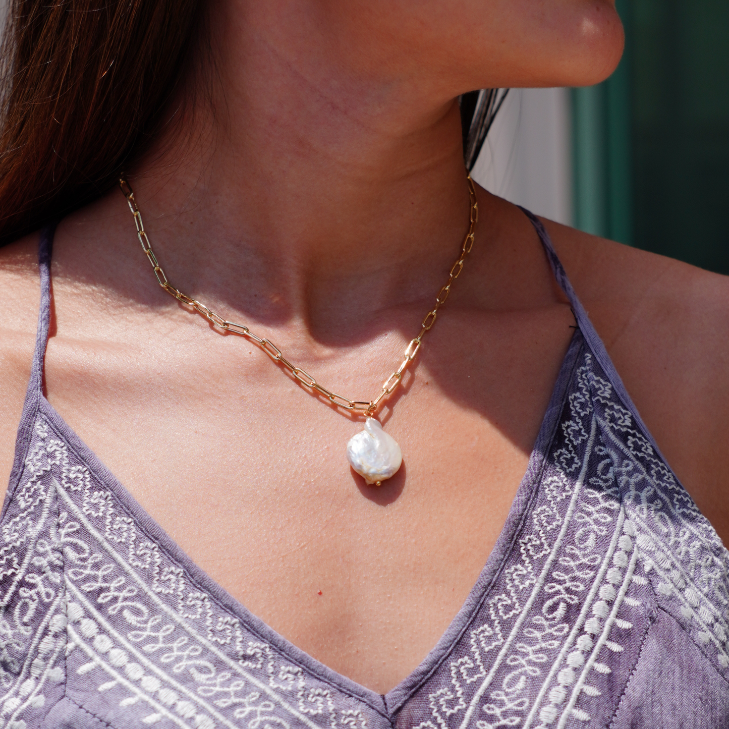 STB, MONÉ PEARL NECKLACE