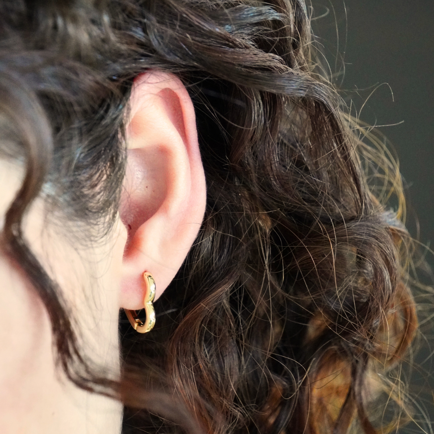 A-STB EARRINGS, TRUE LOVE HOOPS