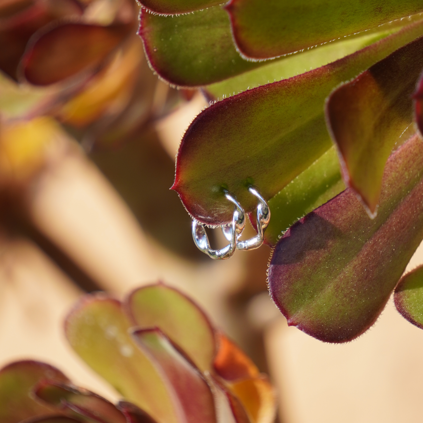STB EARRINGS, ⁠AUREA TWIST SILVER