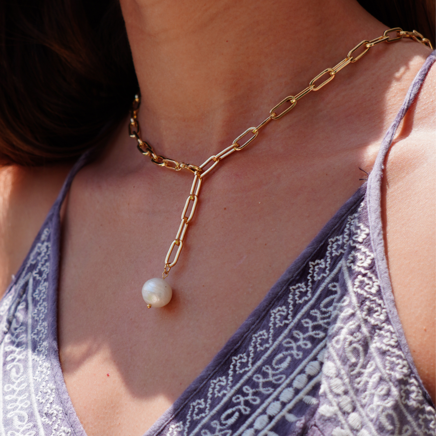 STB, MANHATTAN PEARL NECKLACE