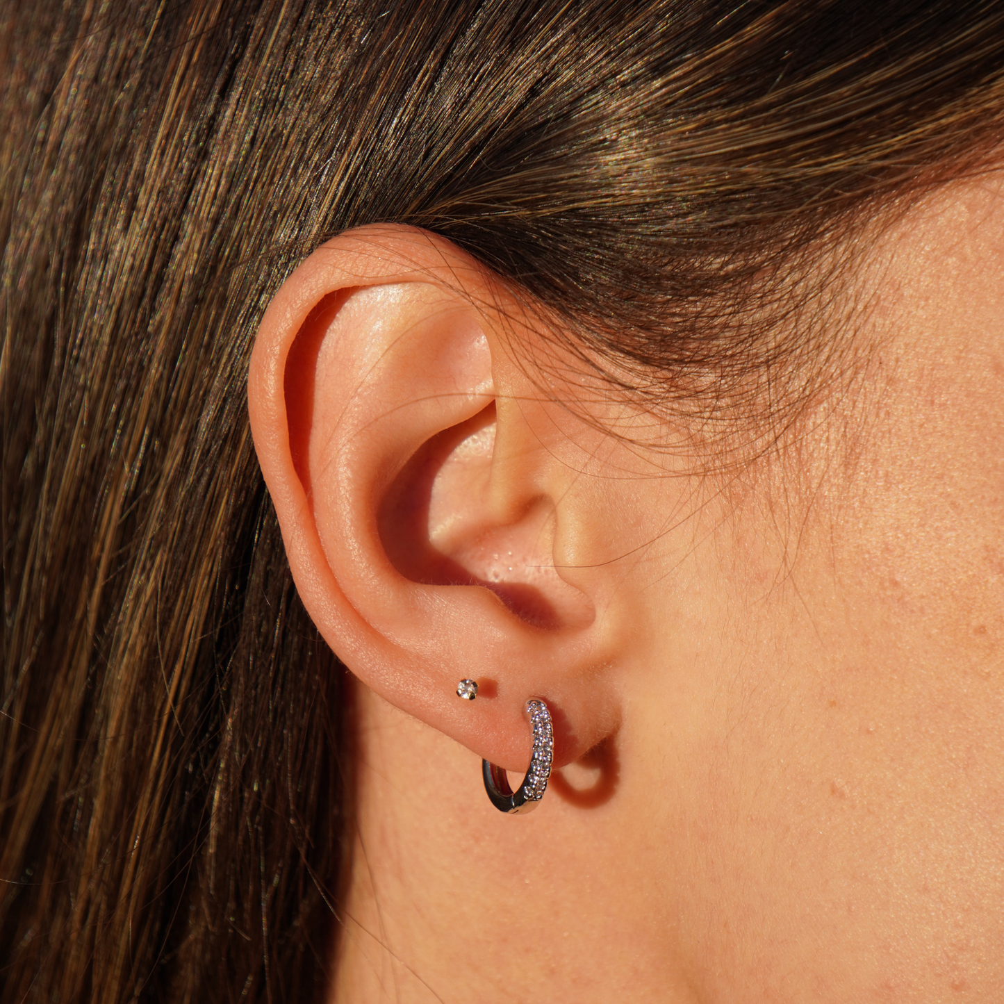 STB EARRINGS, IVORY BLOOM SMALL