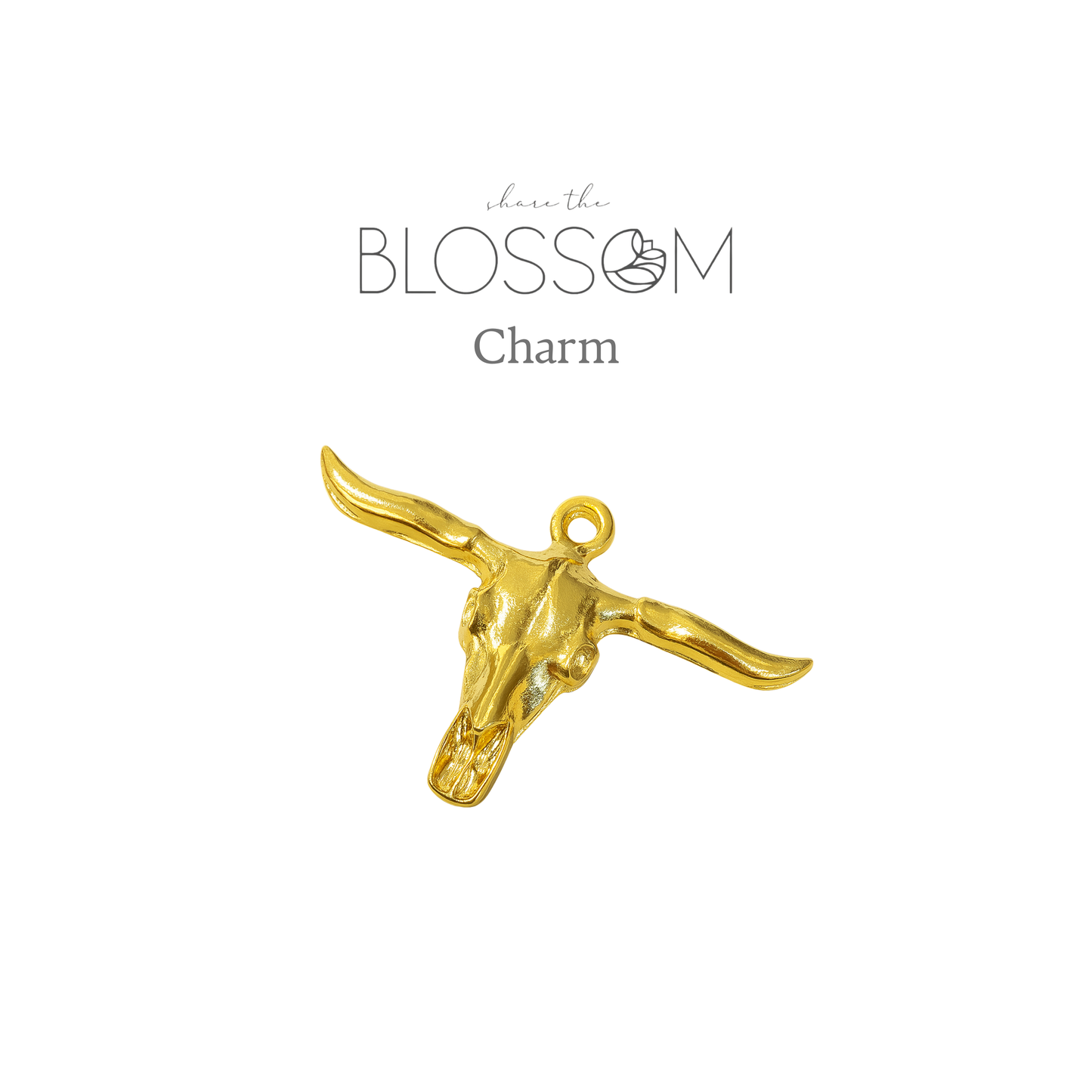 STB, GOLDEN LONGHORN NECKLACE