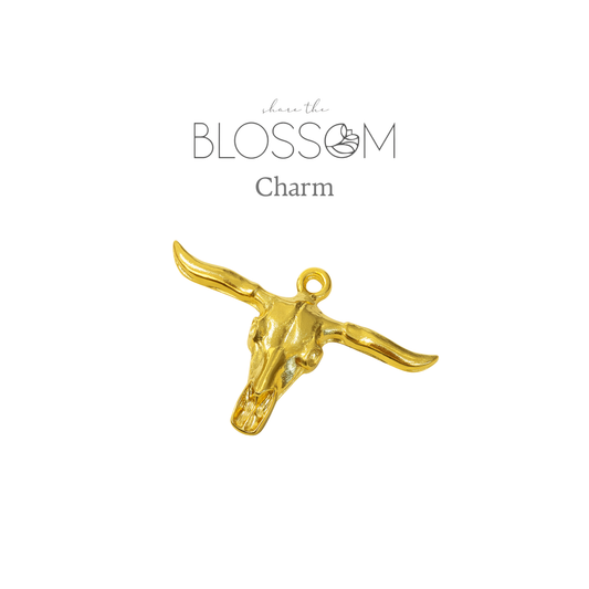 STB, GOLDEN LONGHORN NECKLACE