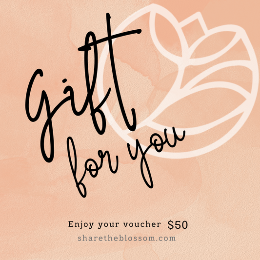 Share the Blossom – $50 Gift Card