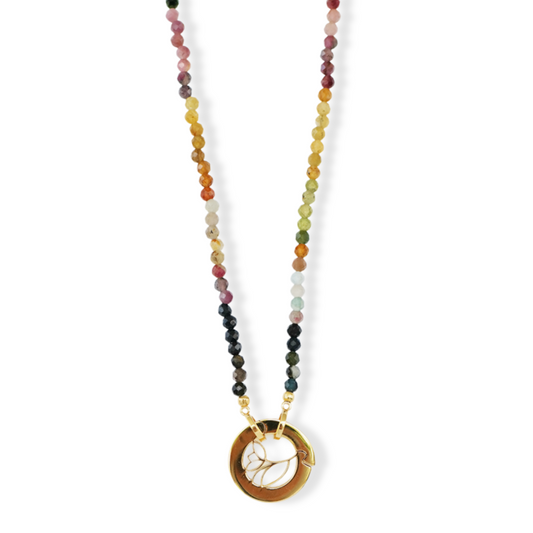 FLOWER BLOSSOM PEBBLES NECKLACE - ATS