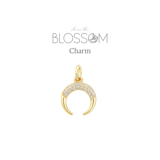 STB, DOWNWARD CRESCENT NECKLACE