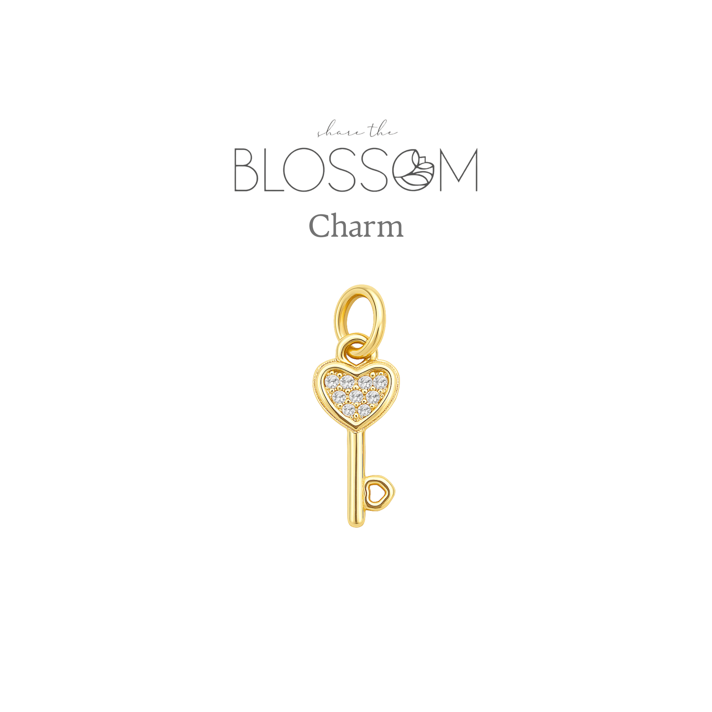 STB, HEART KEY NECKLACE