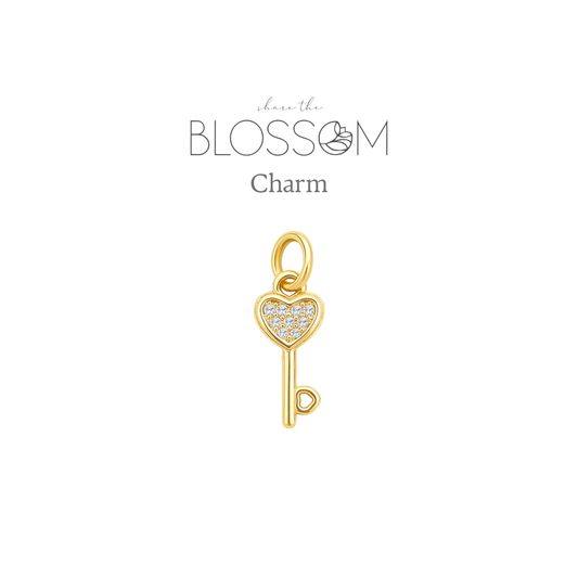 STB, HEART KEY NECKLACE