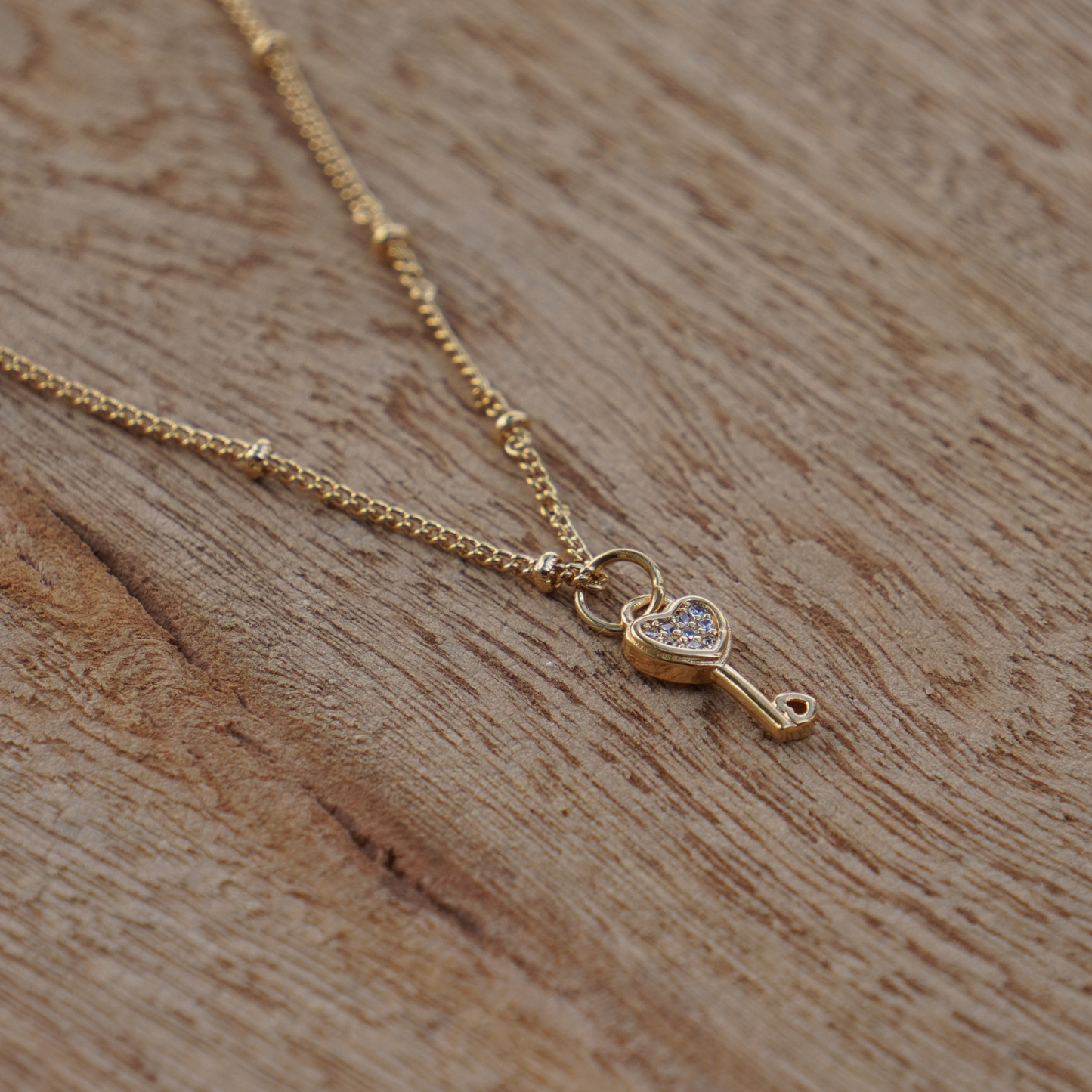 STB, HEART KEY NECKLACE