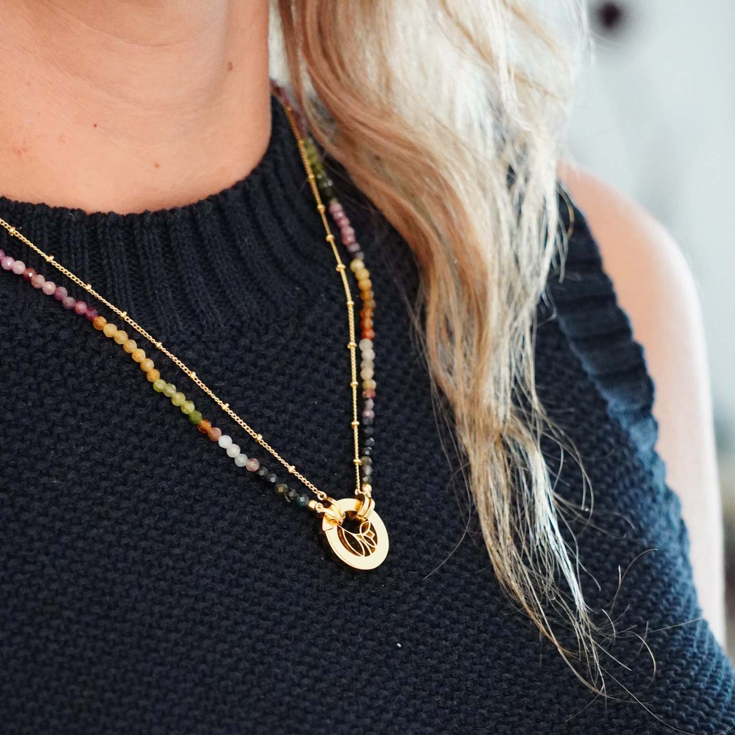 STB, BLOSSOM PEBBLES STRAND - ATS - MULTICOLOR