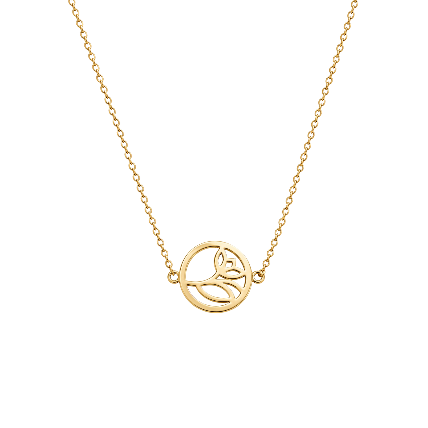 A STB, FLOWER MINI NECKLACE