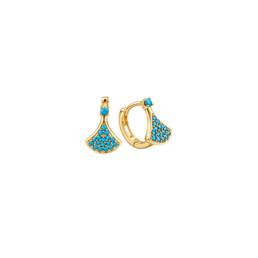 STB EARRINGS, ⁠AZURA MEDIUM HUGGIE