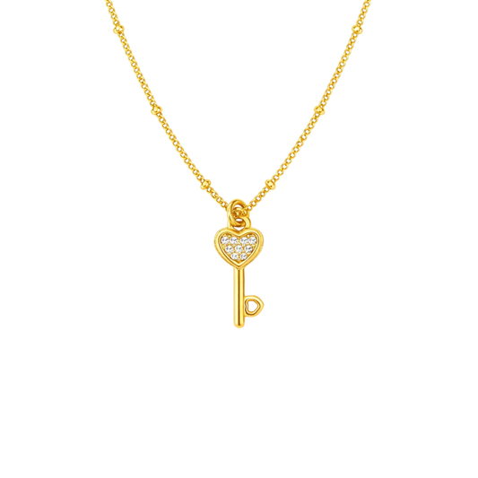 A-STB, HEART KEY NECKLACE