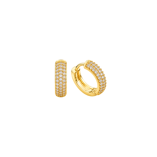 STB EARRING,  SIENNA MEDIUM HUGGIE