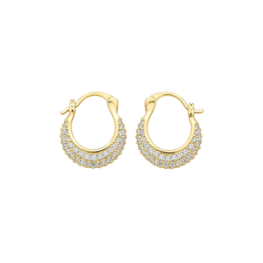STB EARRING,  ESTELLE HOOPS LARGE