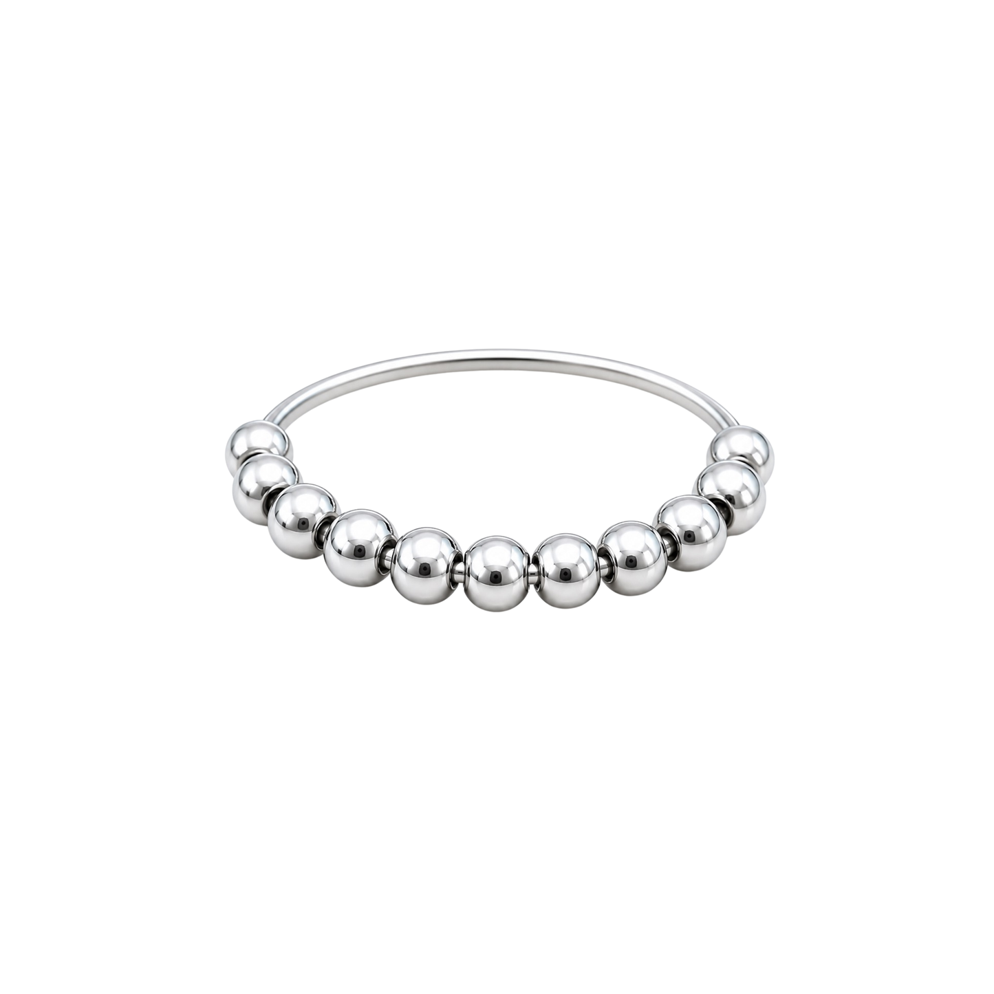 STB, ANXIETY RELIEF SILVER RING