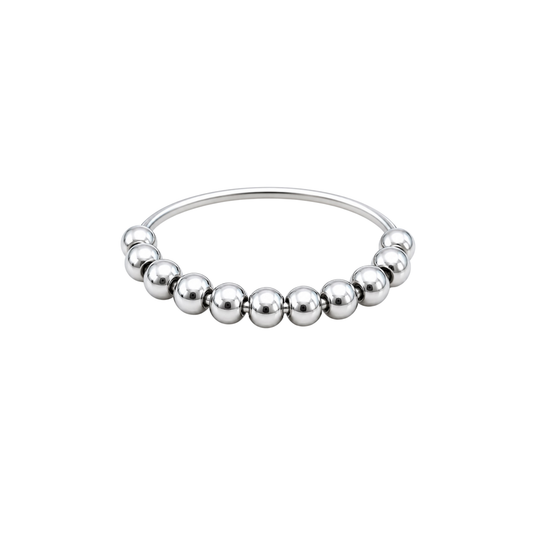 STB, ANXIETY RELIEF SILVER RING