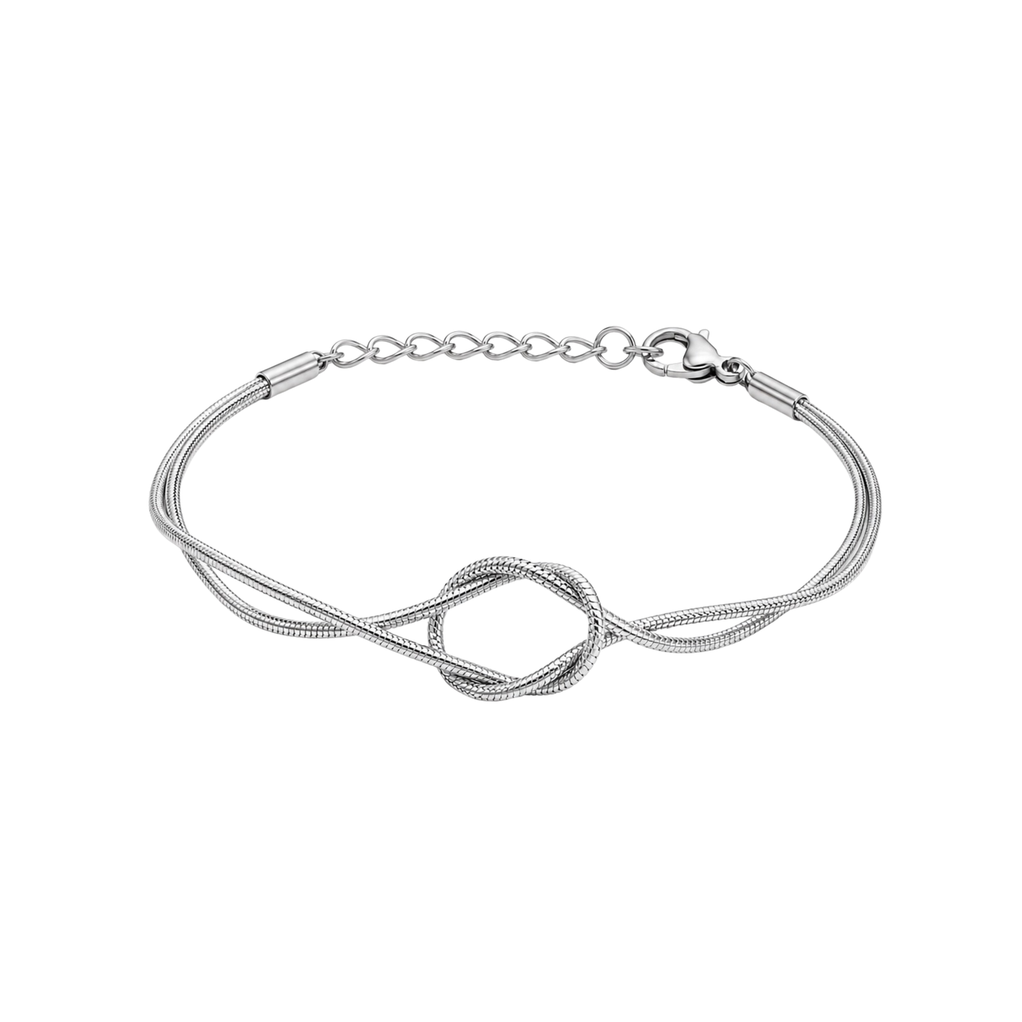 A STB, FOREVER KNOT SILVER BRACELET